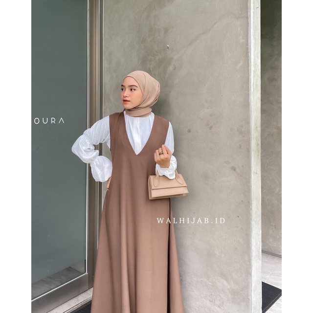 Lyora V Dress (Hanya Dress saja)