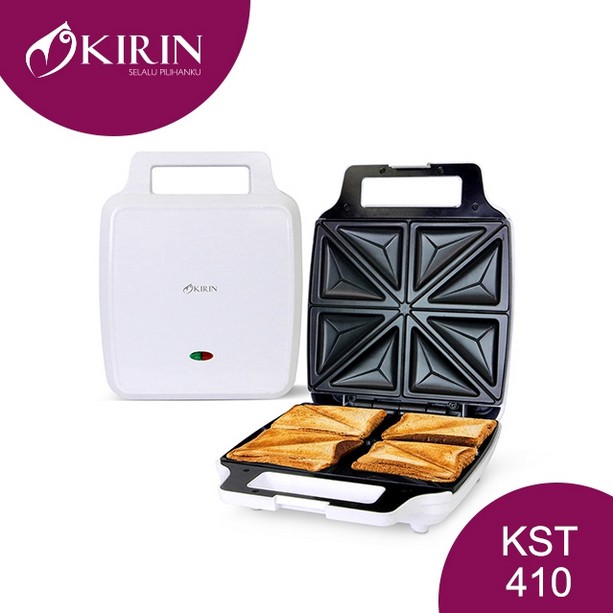 KIRIN Sandwich Toaster KST-410 - Pemanggang Roti Praktis