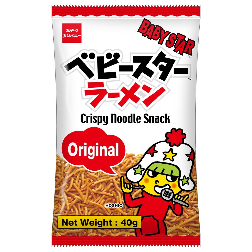 

Baby Star - Oyatsu Crispy Noodle Snack 40g (Original Flavour) - ORIGIN