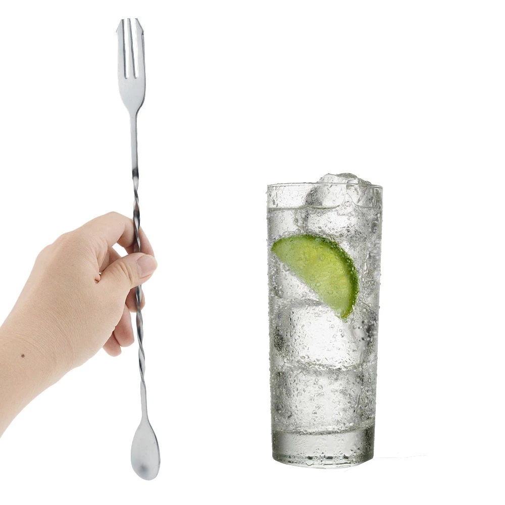 Sendok Pengaduk Minuman Cocktail Bahan Stainless Steel Untuk Peralatan Makan