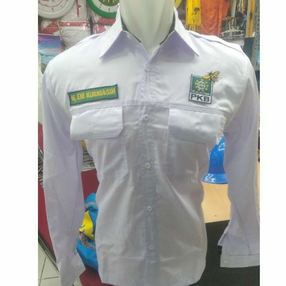 kemeja partai PKB kemeja PKB kemeja partai kebangkitan bangsa baju PKB baju partai PKB baju partai k