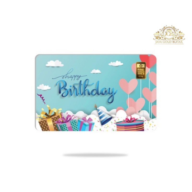 Emas Antam Gift Series "HAPPY BIRTHDAY" 0,5gram
