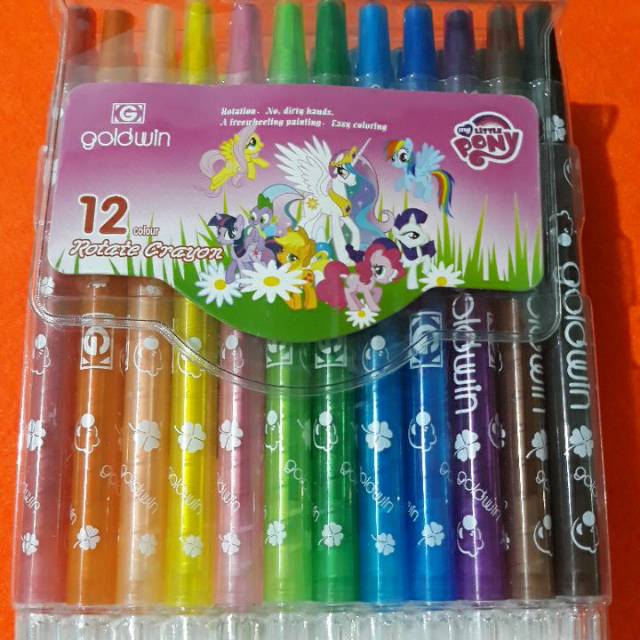 

Crayon putar 12 warna panjang