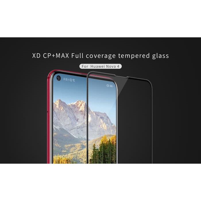 Huawei Nova 4 Tempered Glass Full Cover Glue NILKIN XD CP+ Max