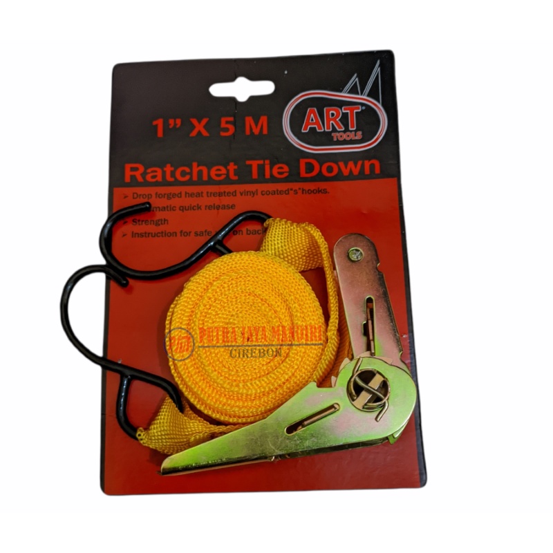 Art Tali Pengikat Barang / Ratchet Tie Down 1''x5 Meter