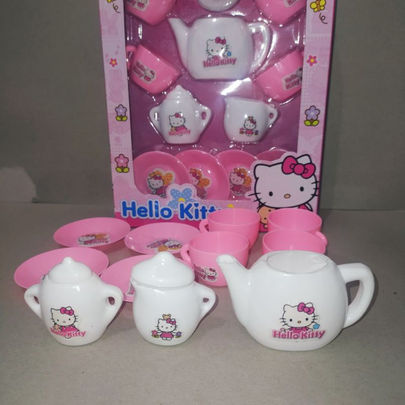1set mainan gelas teko cantik