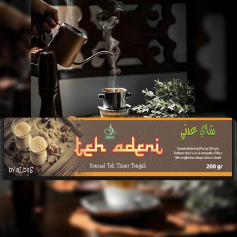 

Teh Susu Rempah Shai Adni Teh Asli Timur Tengah