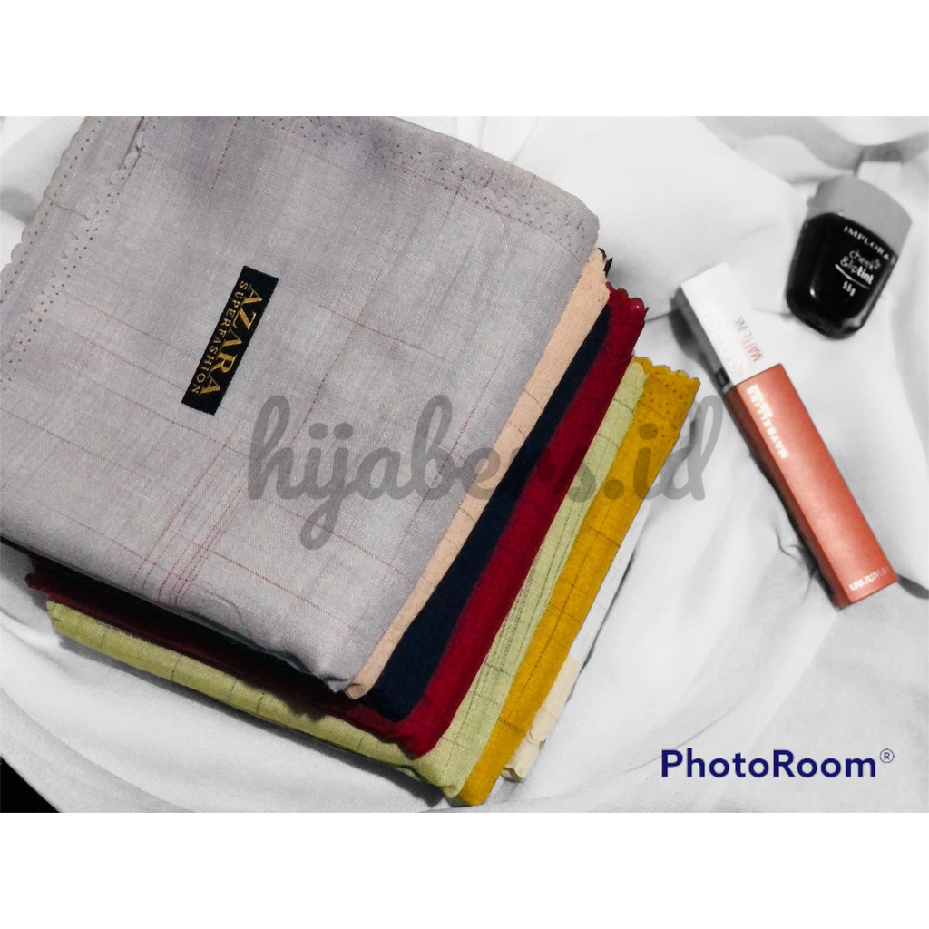 Hijab Segiempat Voal Waffle Laser Cut by Azara