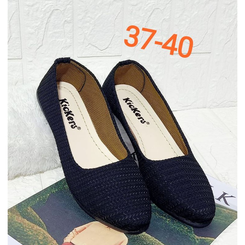 Terbaru Flatshoes Wanita Rajut Kickers / Sepatu Balerina / Flat Shoes Wanita Rajut Kickers