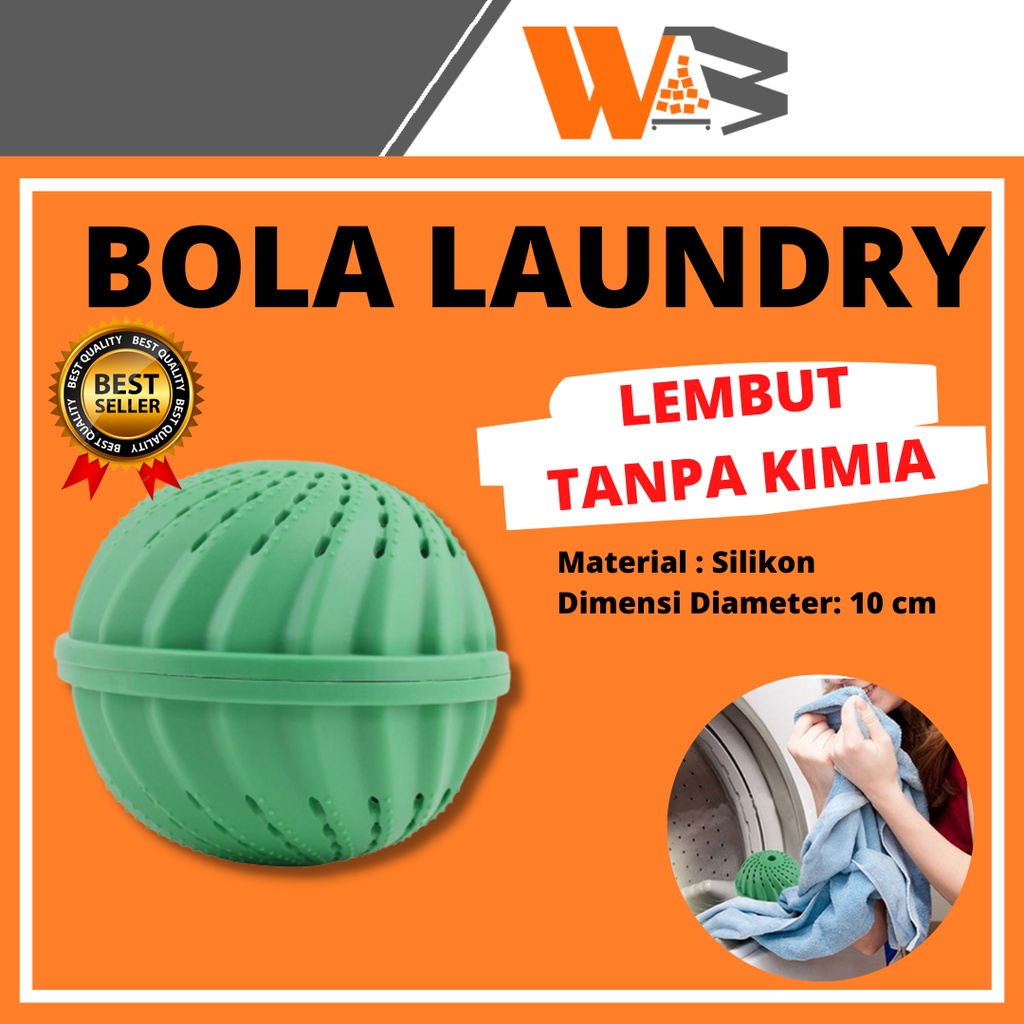 COD Laundry Ball Bola Cuci Pengering Baju Mesin Cuci Clean Ballz Eco Laundry Ball H77