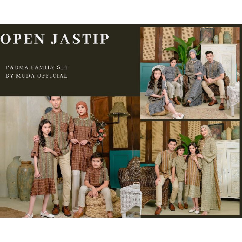 PADMA FAMILY SET PADMA DRESS PADMA TUNIK PADMA KOKO BY MUDA OFFICIAL