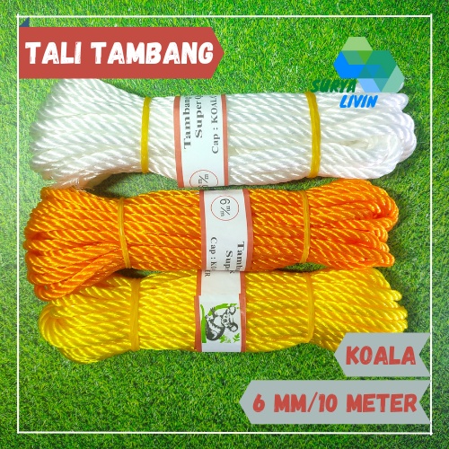 Tali Tambang Nylon / Tambang Nilon 6 mm [10 Meter]
