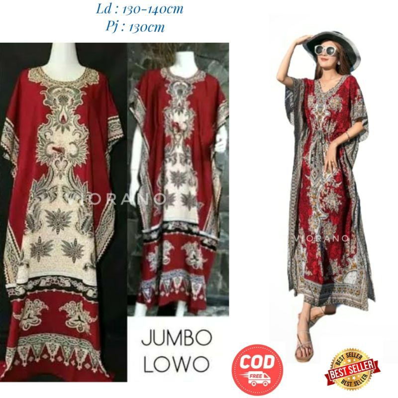 Daster Jumbo Wanita Lowo Kencana Ayu Batik Premium Daster Batik Cewek Model Kalong Tali Serut Adem