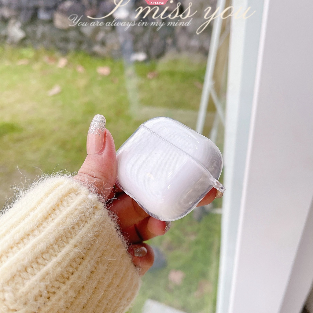 Soft Case Silikon TPU Transparan Cover AirPods 1 2 3 pro