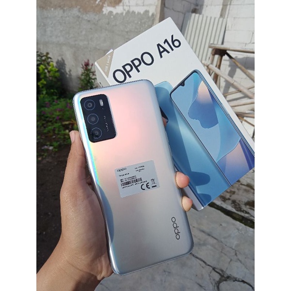 OPPO A16 RAM 4/64 GB SECOND / BEKAS