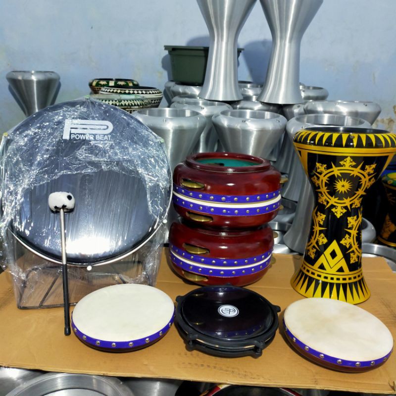 Alat hadroh /Alat rebana Satu Set
