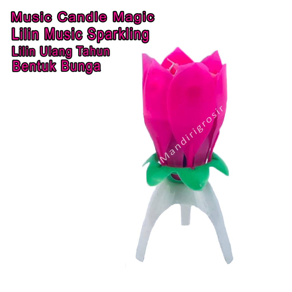 Lilin Music Sparkling *Music Candle Magic * Lilin Ulang Tahun*