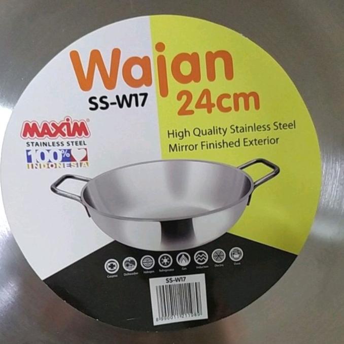 Wajan Stainless Steel Maxim 24 Cm
