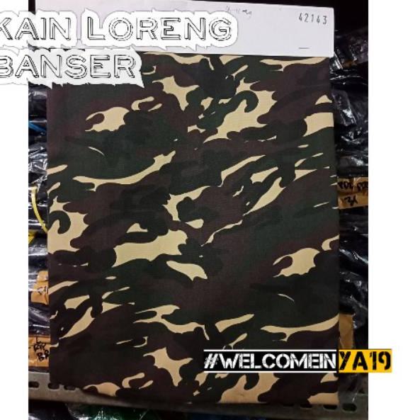 Kirim Langsung Kain Loreng BANSER / FKPPI / PEMUDA PANCASILA (meteran) 825➤