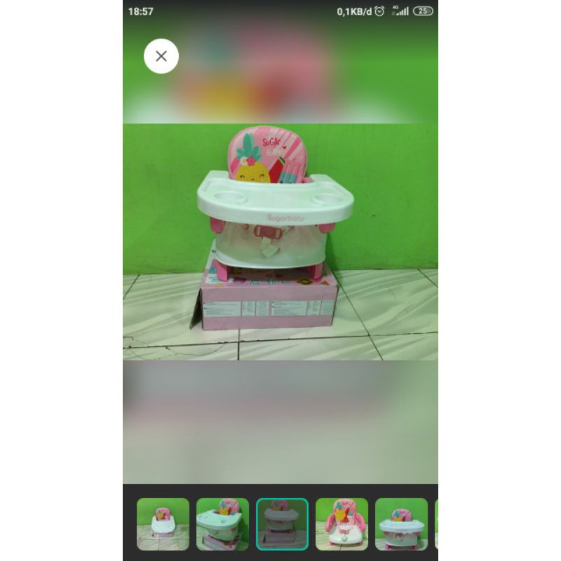 Preloved Booster Seat Sugar Baby