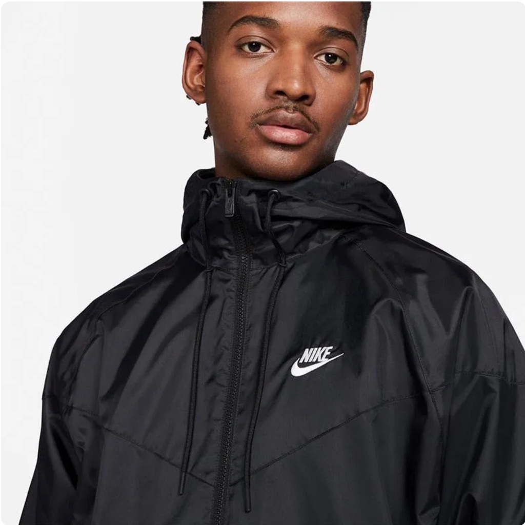 NIKE NSW Woven WindRunner Hooded Jacket DA0002-010 Jaket windbreaker Original 100%