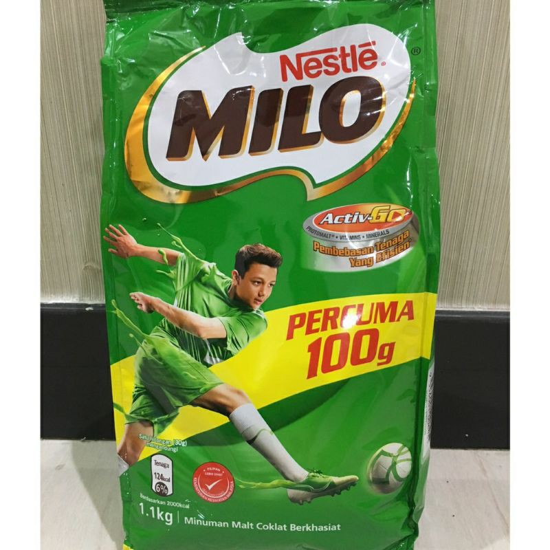 Milo Malaysia / Milo ActivGo / Milo 200Gram / Milo 1.1kg / Milo 1,1kg / Susu Milo / Nestle Milo