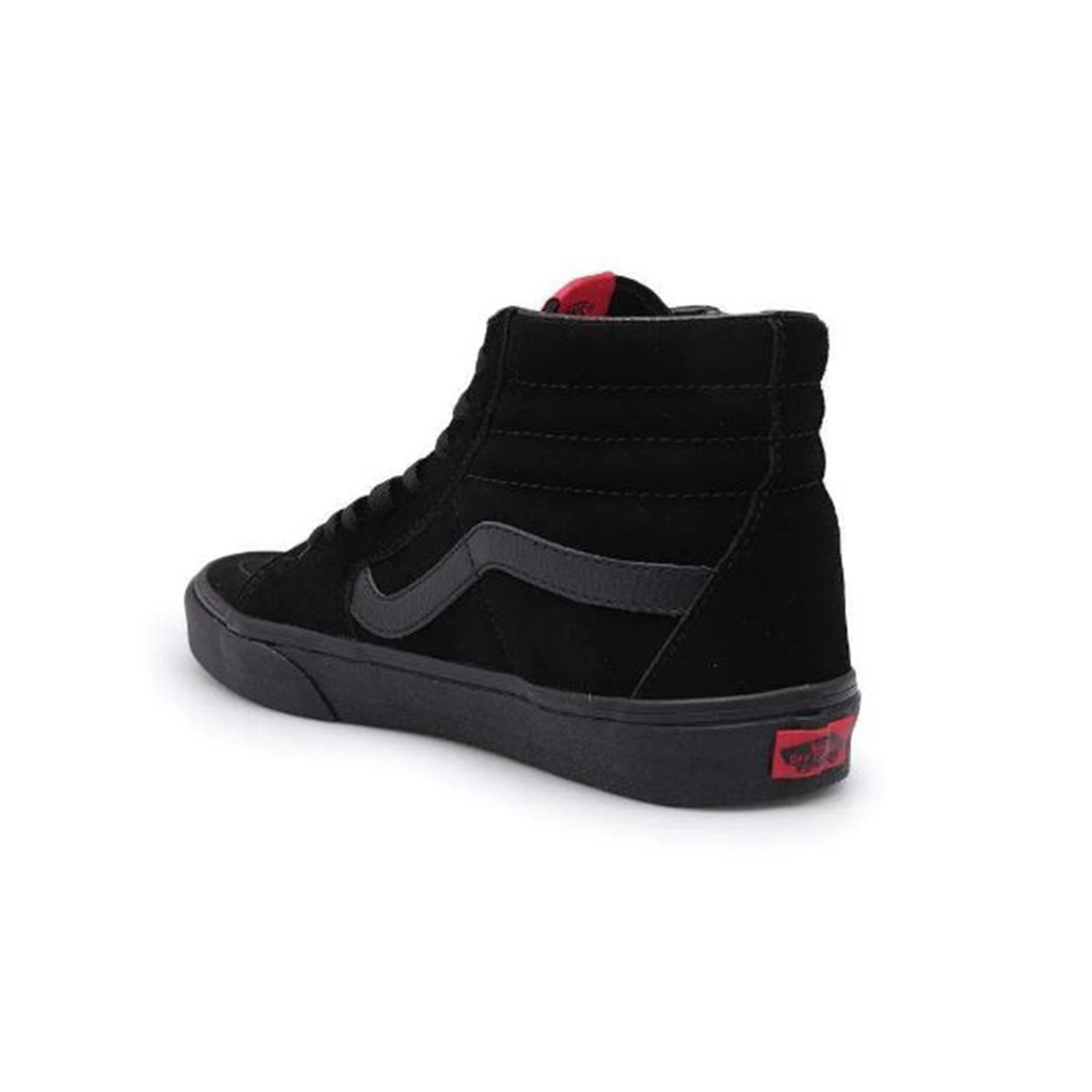 SEPATU VANS OFF THE WALL | SK8 HI SUEDE BLACK BLACK