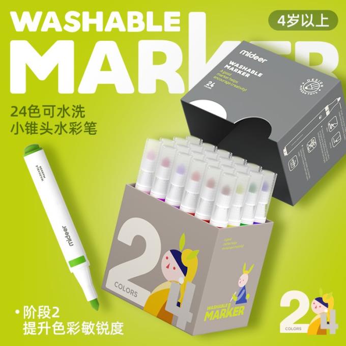 

Mideer Washable Marker (isi 24)