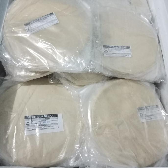 

Tortilla Besar (25cm) / Kulit Kebab Besar TERLARIS TERPERCAYA ORIGINAL