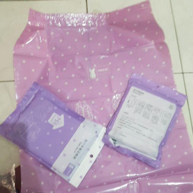 [original] Vacuum Bag Compression Hand Roll Vacuum Kantong Kompres 1 Set Isi 2 Pcs - Nacai