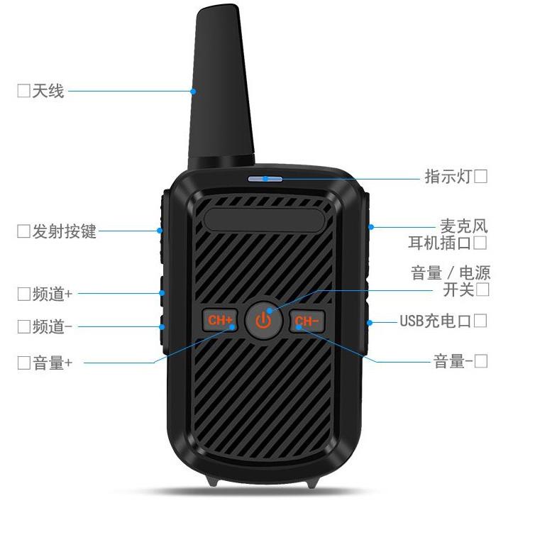 Penjualan Terbanyak.. WLN C51/C50 HT Mini Wln Two-Way Radio Walkie Talkie  sipil daya tinggi walkie-