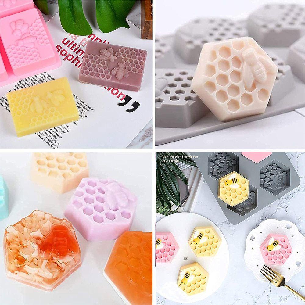 Cetakan Resin Bentuk Sarang Lebah Oval Handmade DIY Untuk Dekorasi Kue Pernikahan