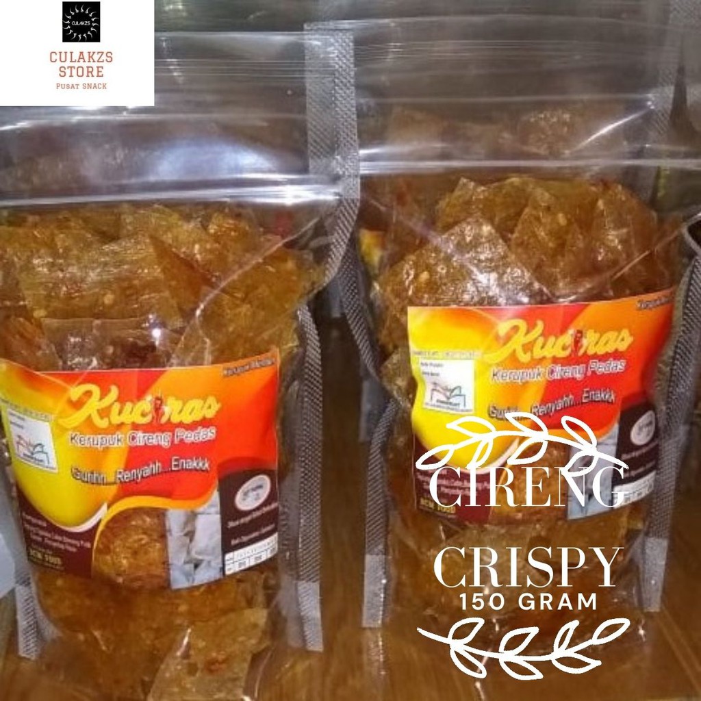 

Kerupuk Cireng Pedas Cemilan Camilan Khas Cililin Makanan Ringan Pedas 150 Gram