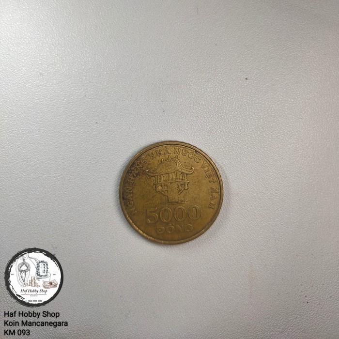 Koin Kuno 5000 Dong Vietnam Tahun 2003