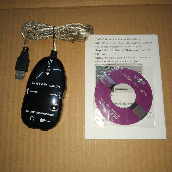 Guitar Link USB Cable Leem + Software Guitar Link