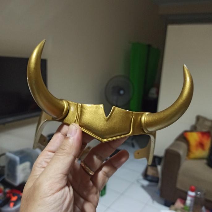 Aksesoris cosplay - crown lady loki - mahkota lady loki (Full Tanduk) ---Terbaru---