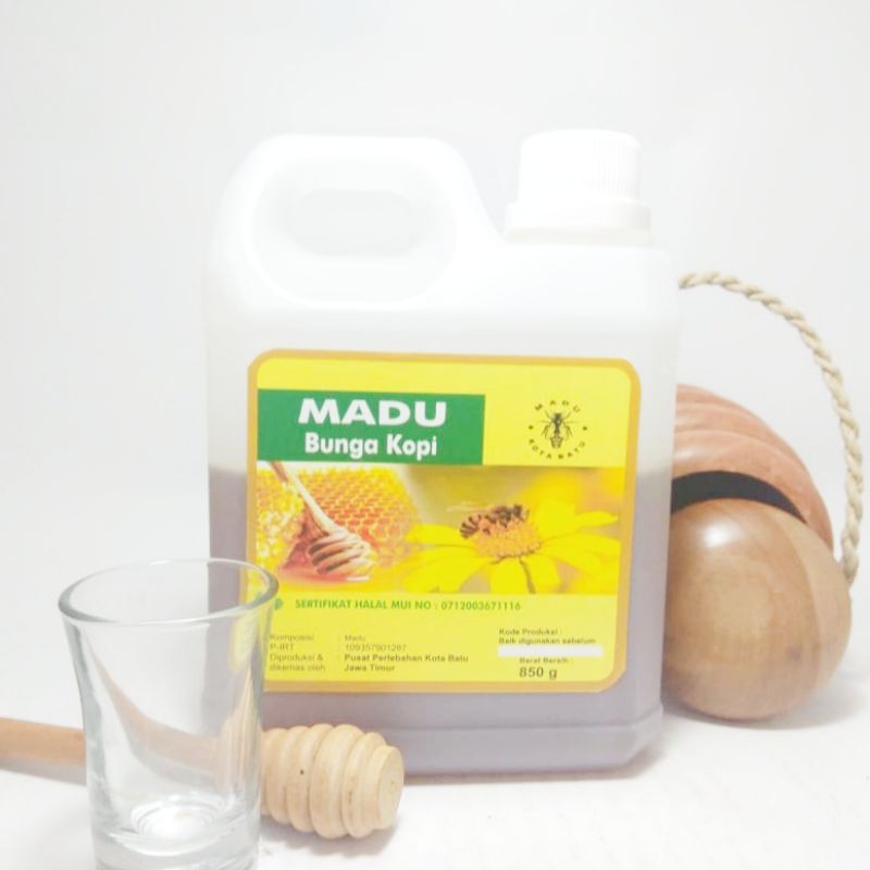 

Madu Asli Murni Bunga Kopi Kemasan Jirigen 850 gr