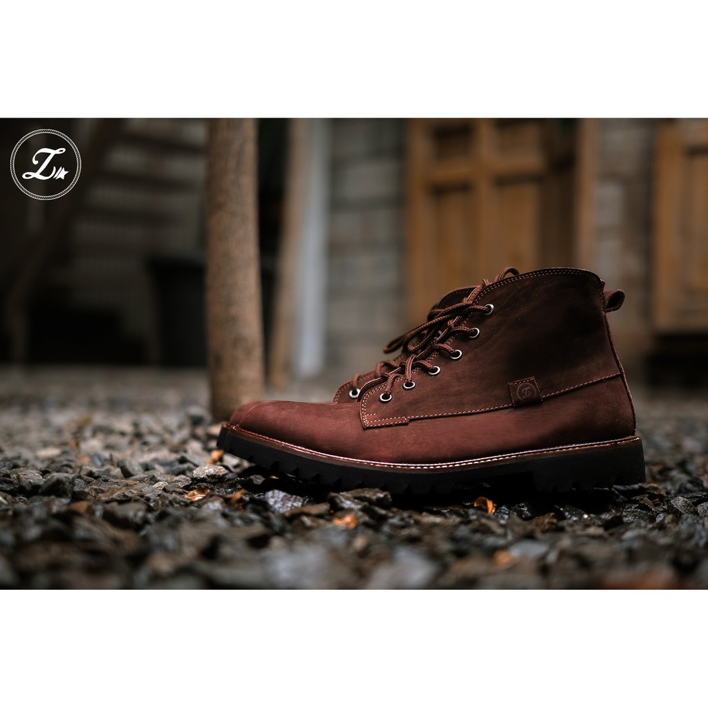  Sepatu  Kulit Boots  Pria  Zapato Footwear Icon Darkbrown 