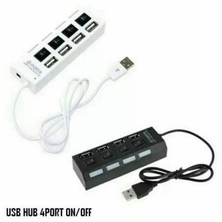 USB Hub 4Port USB 2.0 with Switch On/Off