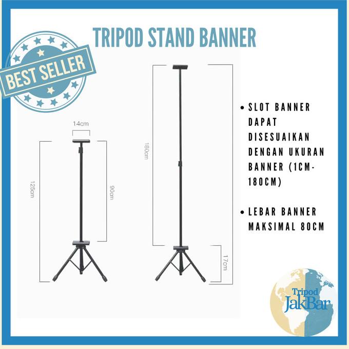 tripod standing banner frame