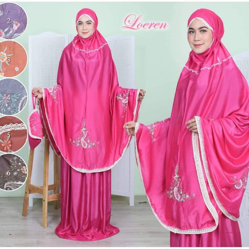 Mukena | Katun | Bordir | Mukena Renda |