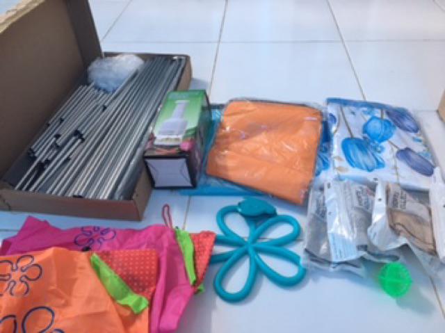 Nfs007 Rak Sepatu 10 Tingkat Cover Debu Rak 10 Susun 9 Ruang