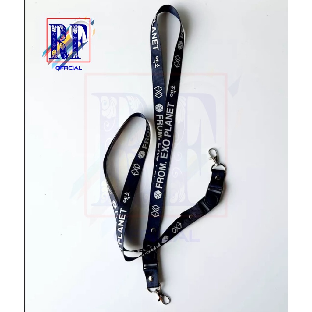 

EXO GANTUNGAN KUNCI TALI LANYARD ID CARD KEYRIN LEHER
