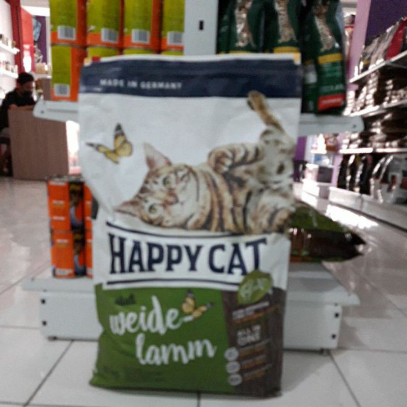 happy cat weide lamb 10 kg / makanan kucing happycat adult weide lamb 10 kg khusus gojeg / GRAB