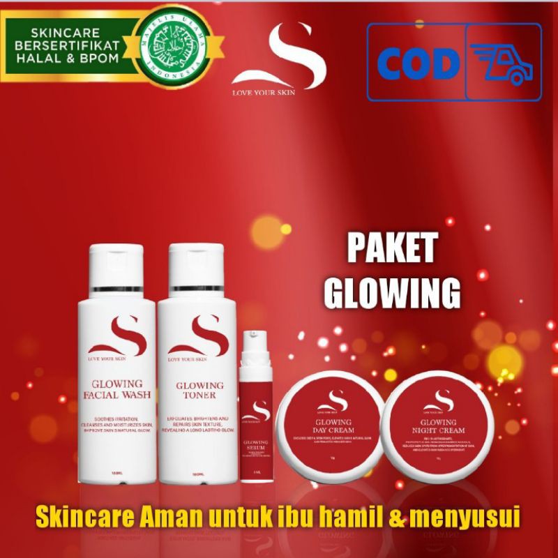 PERAWATAN KECANTIKAN WAJAH SKINCARE GLOWING BPOM SARIAN SKINCARE / SKINCARE IBU HAMIL BUMIL MENYUSUI