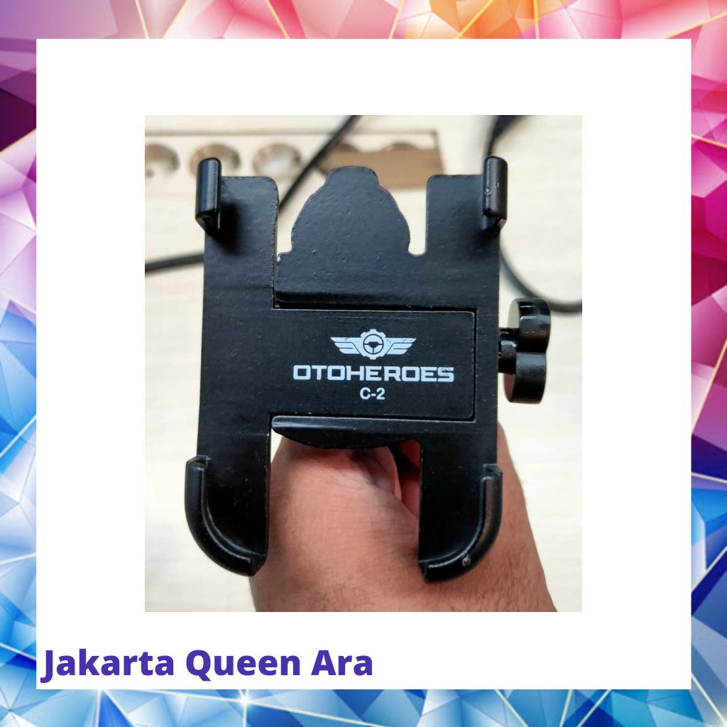 OTOHEROES INIU Holder Motor Smartphone Full Metal Body - C-