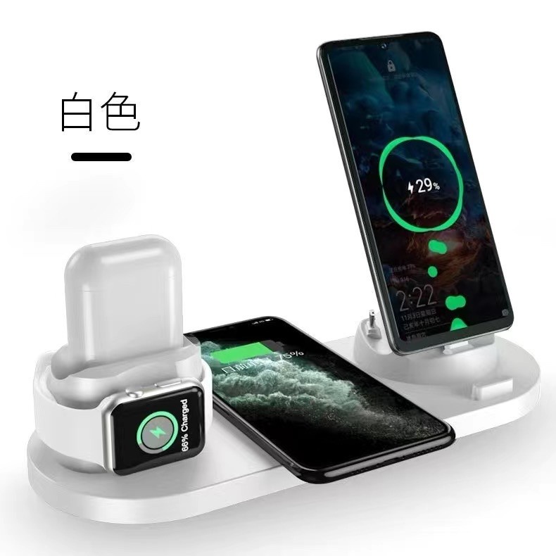 FELWINSHOP Wireless Charger Multifungsi Iphone Earpod Iwatch