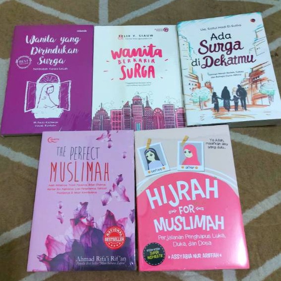 Jual Paket 5 Buku Motivasi Perfect Muslimah2 Dirindukan Surga Wanita