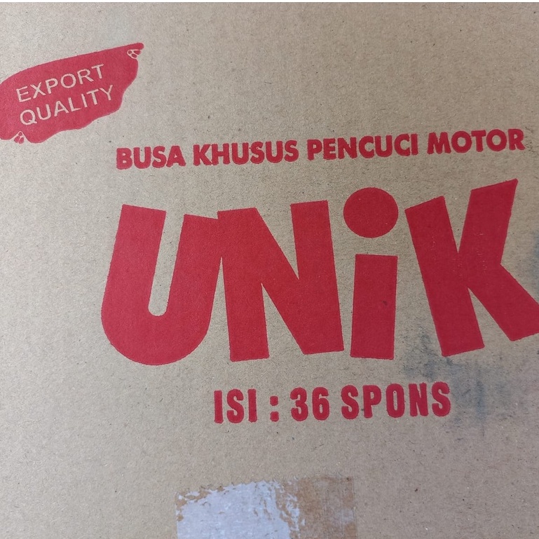 Busa Spons Sponge Pencuci Mobil Motor Piring Merk Unix