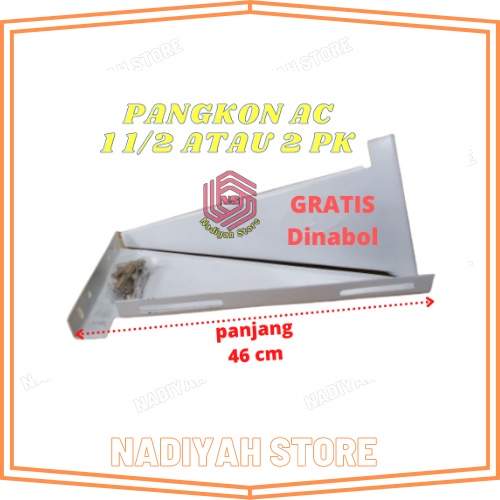 Bracket AC Dudukan AC Pangkon AC Siku Outdoor AC 1 1/2PK 2 PK Tebal